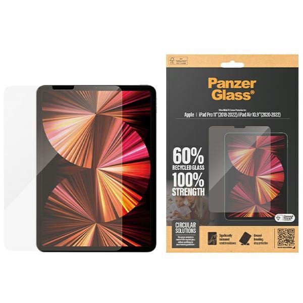 PanzerGlass Ultra-Wide Fit Apple iPadPro 11&quot; 2018-2022/Air 109&quot; 2020-2022 Screen Protection Antibacterial 2847