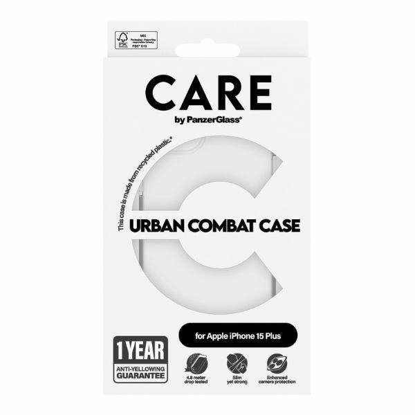 Etui CARE by PanzerGlass Flagship Urban  Combat Case iPhone 15 Plus 6,7"  przezroczysty/transparent 1423