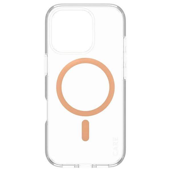 Etui CARE by PanzerGlass Flagship Case   iPhone 16 Pro 6,3&quot; brzoskwiniowy/peachy MagSafe 1374