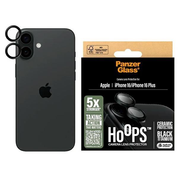 PanzerGlass Hoops Ceramic LensProtector iPhone 16 6.1&quot; / 16 Plus 6.7&quot; 1281