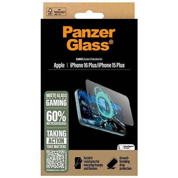 PanzerGlass Gaming Screen ProtectoriPhone 16 Plus / 15 Plus 6.7&quot; Ultra-Wide Fit 2859