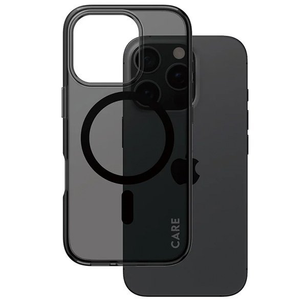 Etui CARE by PanzerGlass Flagship Case   iPhone 16 Pro 6.3&quot; dymny/smokey MagSafe 1350