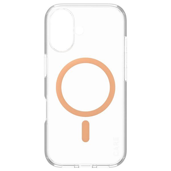 Etui CARE by PanzerGlass Flagship Case   iPhone 16 6.1&quot; brzoskwiniowy/peachy MagSafe 1373
