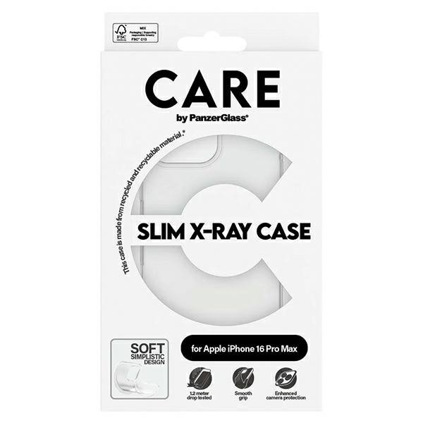Etui CARE by PanzerGlass X-Ray Soft      BasicCase iPhone 16 Pro Max 6.9&quot; przezroczysty/transparent 1444