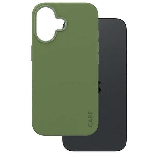 Etui CARE by PanzerGlass Fashion Case    iPhone 16 6.1&quot; zielony/green MagSafe 1385