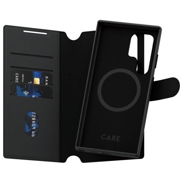 Etui CARE by PanzerGlass Feature Tango   2in1 Wallet Sam S24 Ultra czarny/black 1165