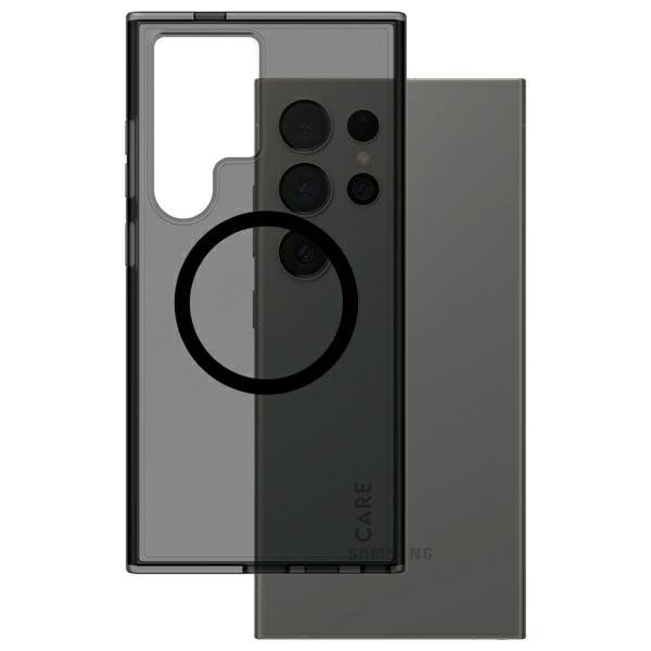 Etui CARE by PanzerGlass Flagship QI     Case Sam S24 Ultra dymny/smoke 1158