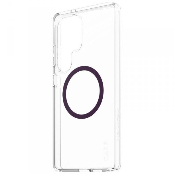Etui CARE by PanzerGlass Flagship Urban  Combat Purple QI do Samsung Galaxy S25 Ultra przezroczysty