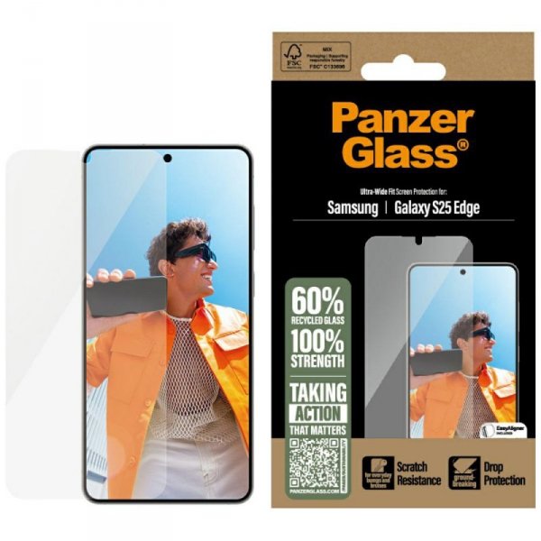 Szkło hartowane PanzerGlass Ultra-Wide   Fit do Samsung Galaxy S25 Edge