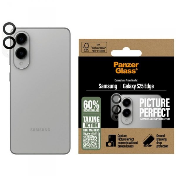 Szkło hartowane na obiektyw PanzerGlass  PicturePerfect Lens Protector do Samsung Galaxy S25 Edge
