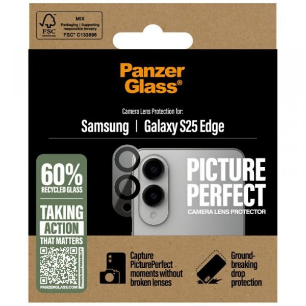 Szkło hartowane na obiektyw PanzerGlass  PicturePerfect Lens Protector do Samsung Galaxy S25 Edge
