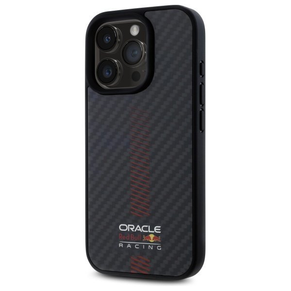 Red Bull RBHMP15X24CFGSMK iPhone 15 Pro  Max 6.7&quot; hardcase czarny/black Carbon Fiber Power Bar MagSafe