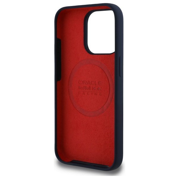 Red Bull RBHMP15L24SIHSRV iPhone 15 Pro  6.1&quot; hardcase granatowy/navy Silicone Horizontal Logo MagSafe