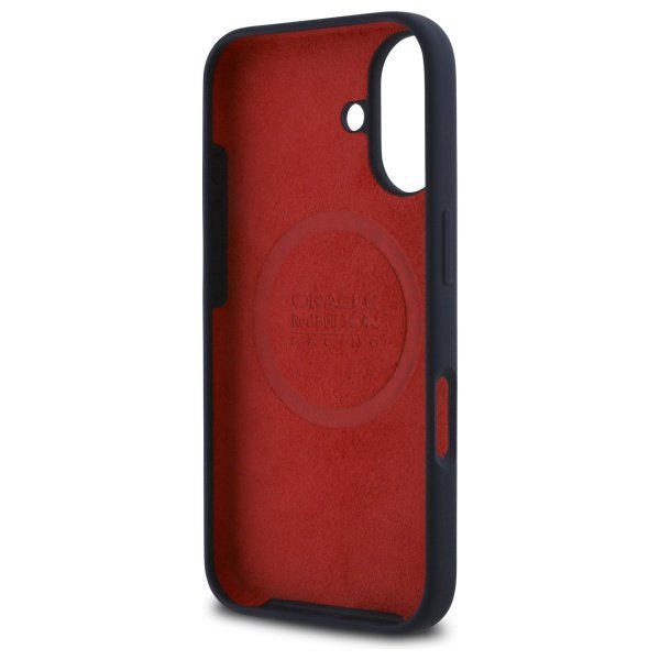 Red Bull RBHMP16S24SIOLRV iPhone 16 6.1&quot; hardcase granatowy/navy Silicone Vertical Logo MagSafe