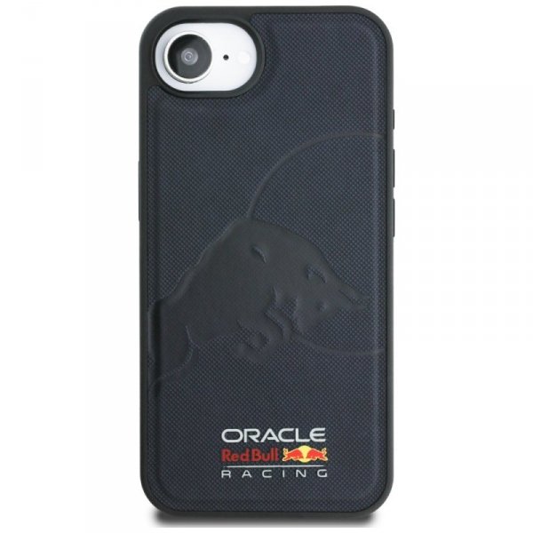 Etui Red Bull Meshed Debossed Bull       MagSafe do iPhone 16e granatowy