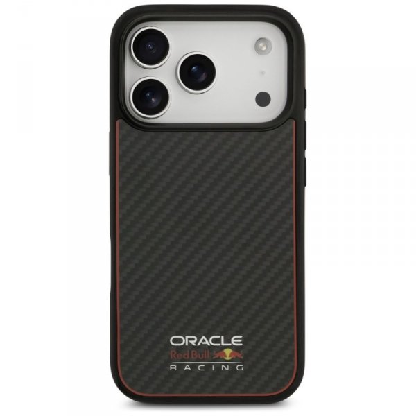 Etui Red Bull Kevlar Logo Matt MagSafe   do iPhone 17 Pro czarny