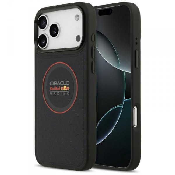 Etui Red Bull Meshed Red Ring & Metal    Buttons MagSafe do iPhone 17 Pro Max granatowy