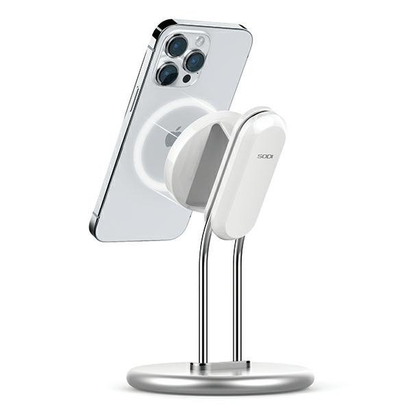SODI Stojak na telefon SIM-300srebrny/silver MagSafe