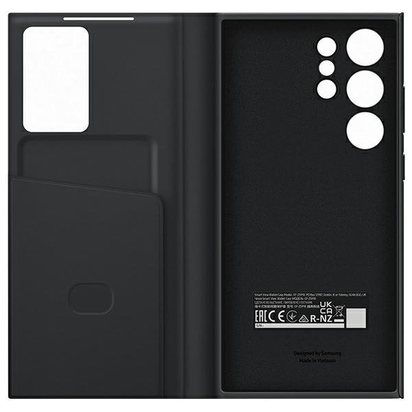 Etui Samsung EF-ZS918CB S23 Ultra S918 czarny/black Smart View Wallet Case