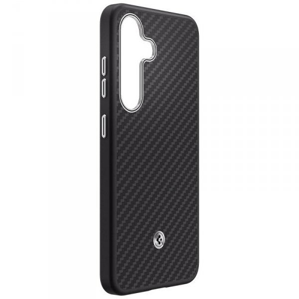 Etui Samsung Spigen Enzo Aramid Magnet   do Galaxy S25+ czarno-srebrny