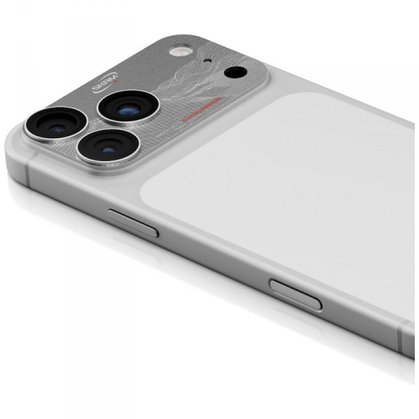 Szkło na obiektyw aparatu Skinarma Sonix Full Aluminium do iPhone 17 Pro Max srebrny