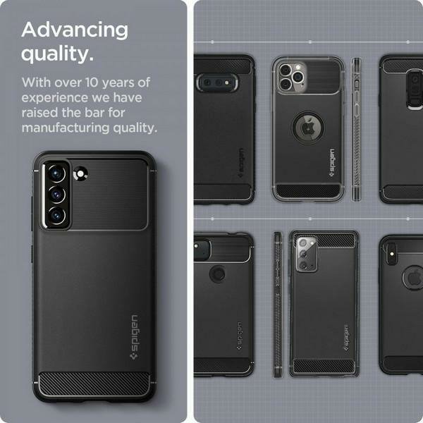 Spigen Rugged Armor Samsung G990 S21 FEczarny/black matte ACS03049