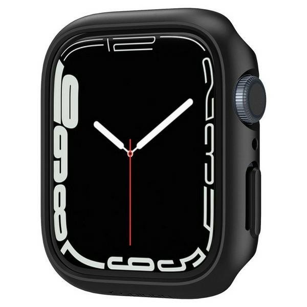 Spigen Thin Fit Apple Watch 7 45mmczarny/black ACS04174