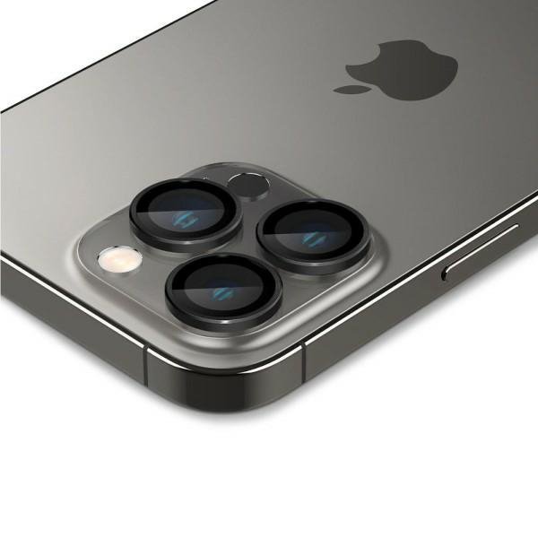 Spigen Optik.Tr Camera iPhone 14 Pro/ 14 Pro Max / 15 Pro / 15 Pro Max EZ FIT Lens 2szt./2pcs czarny/black AGL05205