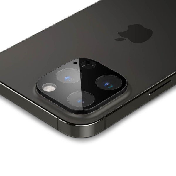 Spigen Optik.Tr Camera iPhone 14 Pro/14Pro Max/15 Pro/15 Pro Max Lens 2szt./2pcs czarny/black AGL05273