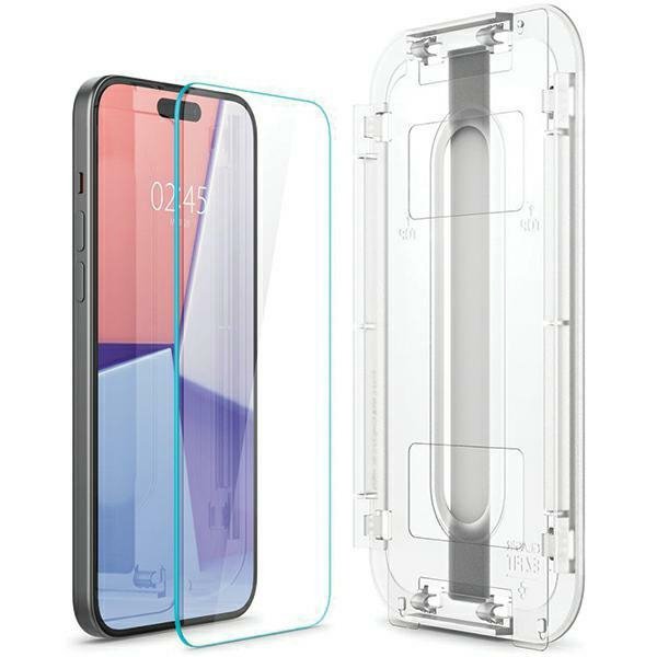 Spigen Glas.TR iPhone 15 Pro Max 6.7&quot;&quot;EZ FIT&quot; clear szkło hartowane AGL06878
