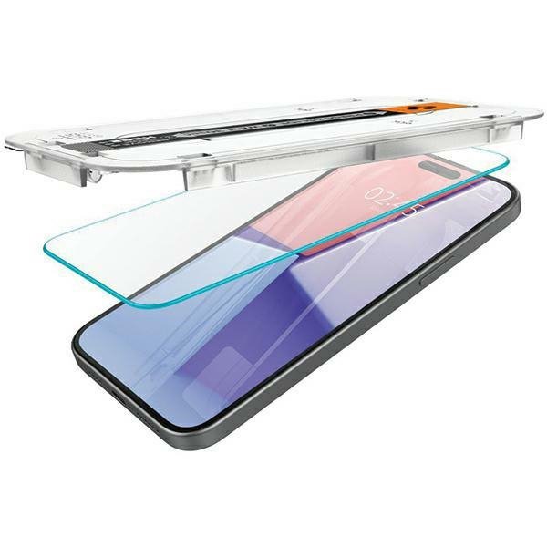 Spigen Glas.TR iPhone 15 Pro Max 6.7&quot;&quot;EZ FIT&quot; clear szkło hartowane AGL06878