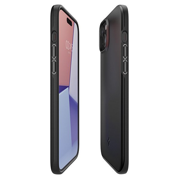 Spigen Thin Fit iPhone 15 6.1&quot; czarny/black ACS06776