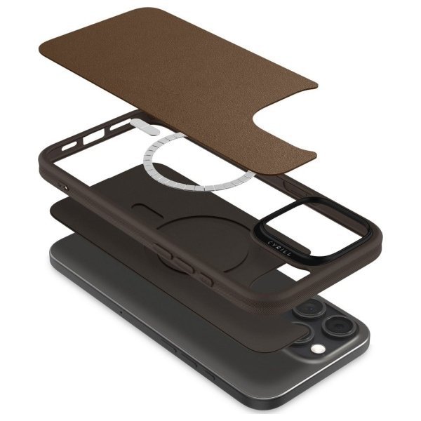 Spigen Cyrill Kajuk MAG iPhone 16 Pro    Max 6.9&quot; MagSafe brązowy/saddle brown ACS08397