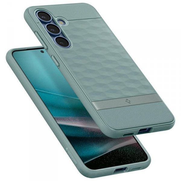 Etui Spigen Parallax Mag MagSafe do      Samsung Galaxy S25 zielony