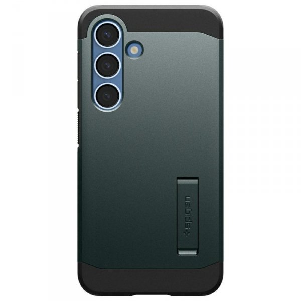 Etui Spigen Tough Armor MagSafe do       Samsung Galaxy S25 zielony