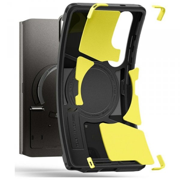Etui Spigen Tough Armor MagSafe do       Samsung Galaxy S25 Ultra szary