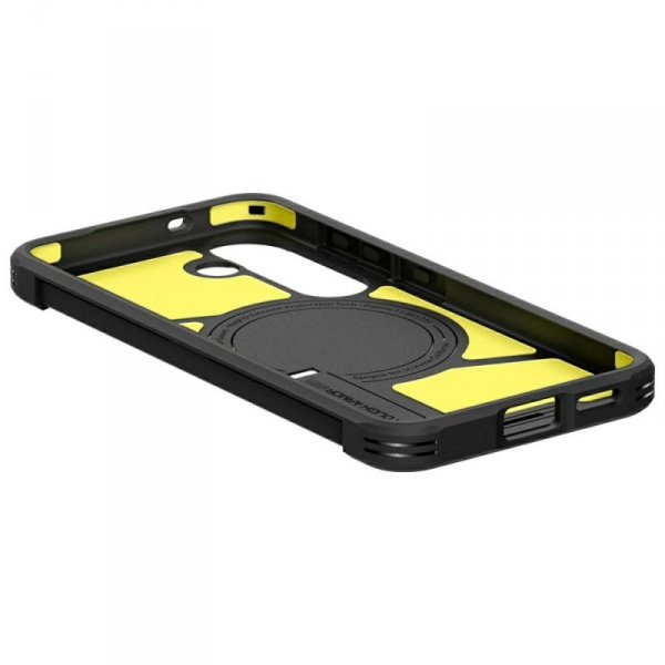 Etui Spigen Tough Armor MagSafe do       Samsung Galaxy S25+ zielony