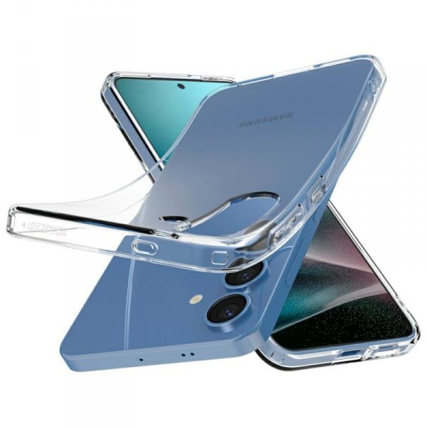 Etui Spigen Liquid Crystal do Samsung    Galaxy S25+ przezroczysty