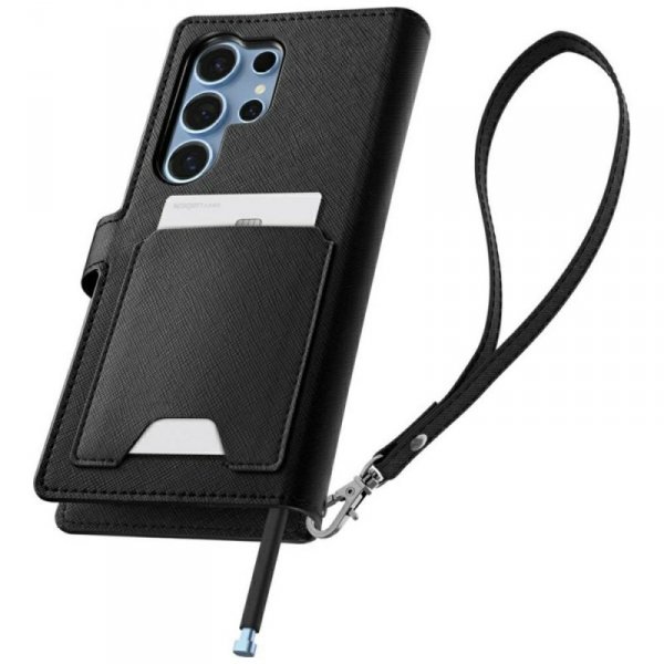 Etui Spigen Wallet &quot;S&quot; do Samsung Galaxy S25 Ultra czarny