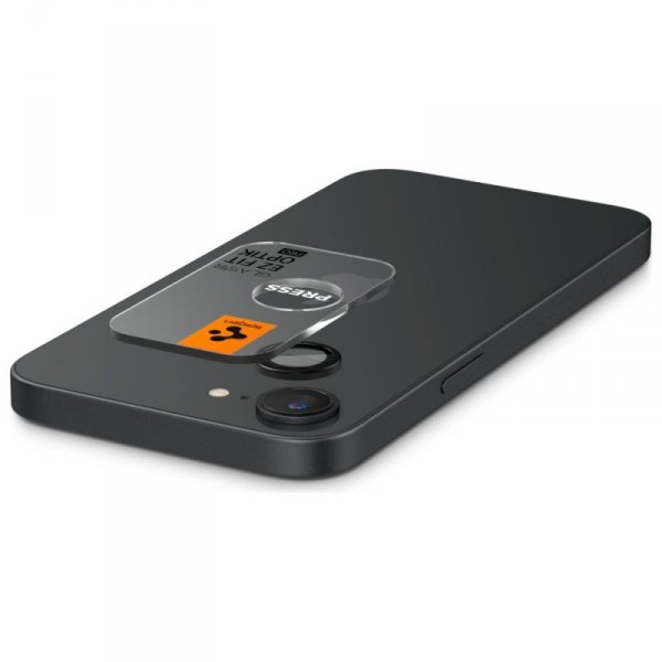 Osłona aparatu Spigen Optik Pro Glas.TR  &quot;EZ FIT&quot; Camera Protector 2szt do iPhone 16e czarny