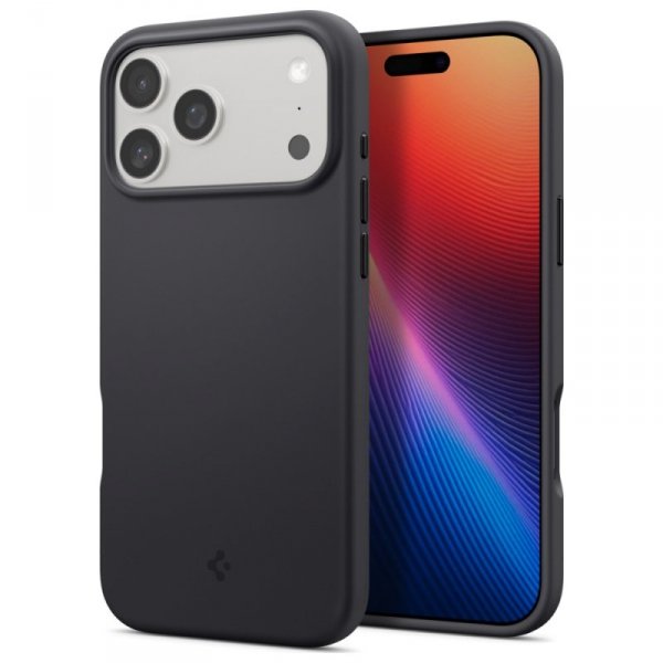 Etui Spigen Silicone Fit MAG MagSafe do  iPhone 17 Pro Max czarny