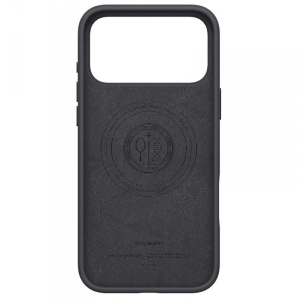 Etui Spigen Silicone Fit MAG MagSafe do  iPhone 17 Pro Max czarny