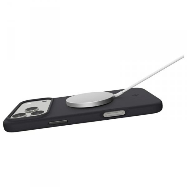 Etui Spigen Silicone Fit MAG MagSafe do  iPhone 17 Pro Max czarny