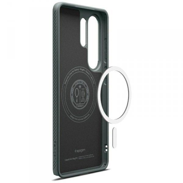 Etui Spigen Liquid Air Mag MagSafe do Samsung Galaxy S26 Ultra abyss green