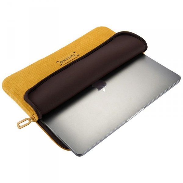 Torba na laptopa Tucano Velluto 2 Sleeve 13" do MacBook Air / Pro żółty