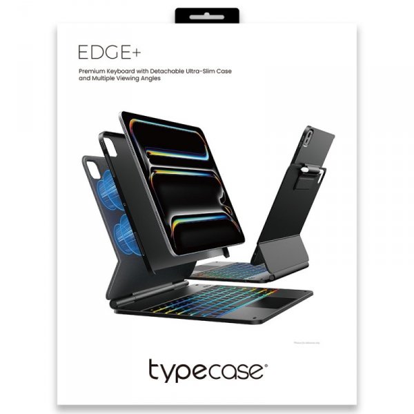 Etui Typecase Edge + z klawiaturą do     iPad Air 13" 2024/2025 włókno węglowe