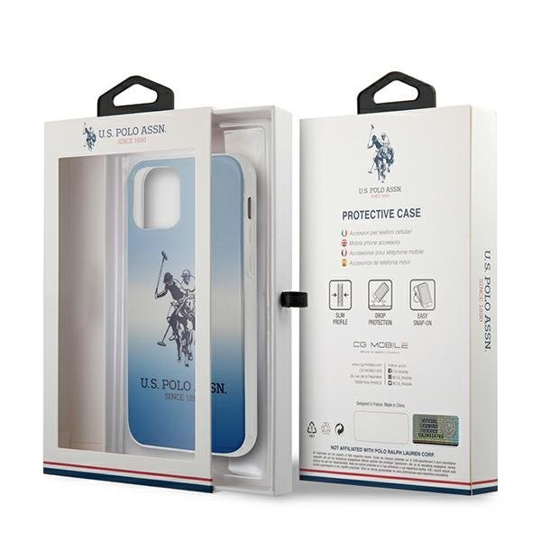 US Polo USHCP12SPCDGBL iPhone12 mini 5,4&quot; niebieski/blue Gradient Collection