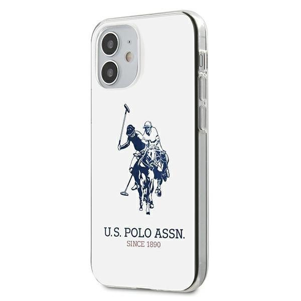 US Polo USHCP12STPUHRWH iPhone12 mini 5,4&quot; biały/white Shiny Big Logo