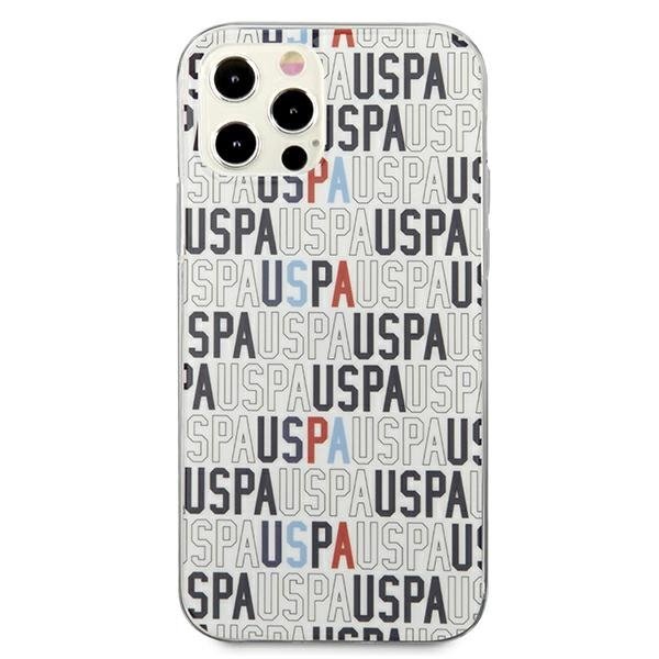 US Polo USHCP12LPCUSPA6 iPhone12 Pro Max 6,7&quot; biały/white Logo Mania Collection