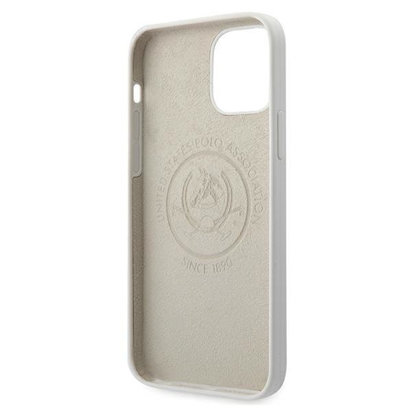 US Polo USHCP12MSLHRWH iPhone 12/12 Pro6,1&quot; biały/white Silicone Collection